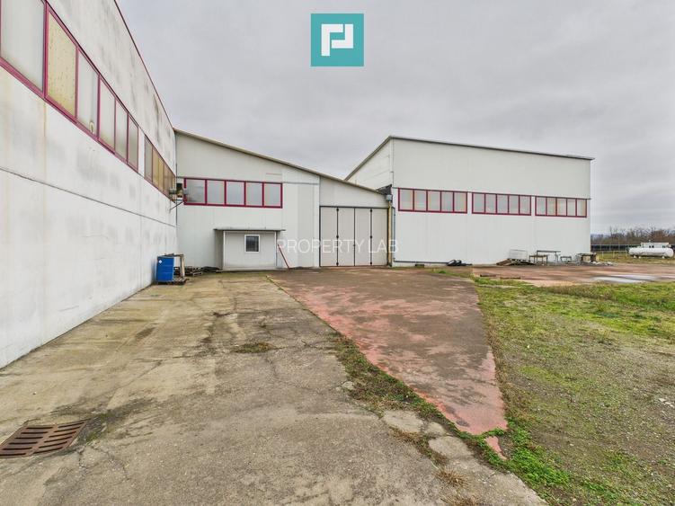 Hală de producție, cu birouri și teren, în Sebiș - 20