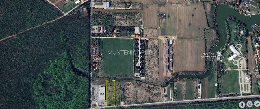 SNAGOV, lipit de Lidl, cu deschidere la Lacul Snagov, 875 mp. teren liber - 2