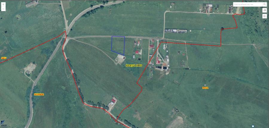 Teren intravilan 3.000 mp situat pe UAT Sibiu / zona Bavaria Park