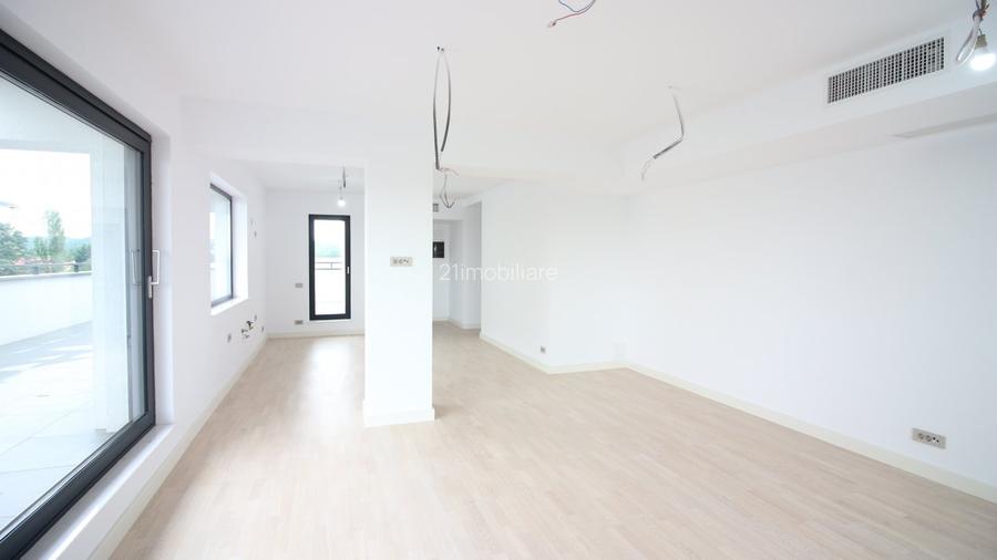 Penthouse 4 camere, 125 mp, 3 bai, terasa 97 mp, etaj 3/3, lift, singur pe etaj - 2
