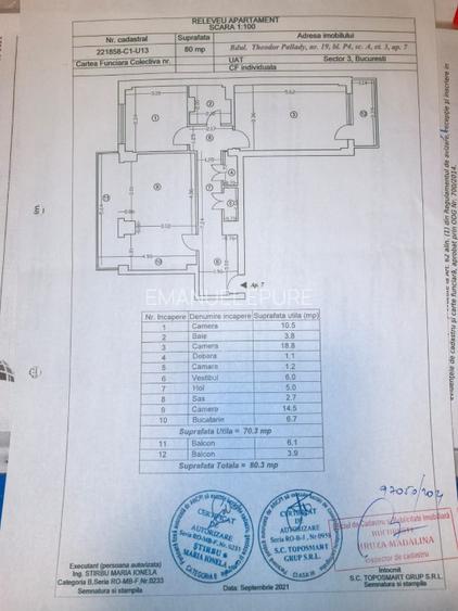 Apartament 3 camere in intersectia Th.Pallady cu 1 Decembrie, sec. 3 - 10
