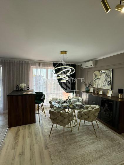 Apartament cu doua camere, mobilat LUX, etajul 11 - 9