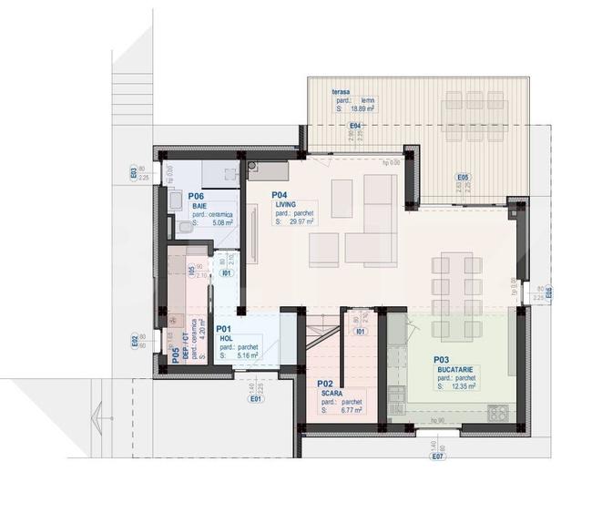 Casa unifamiliala 137mp utili, 410 mp teren, Dezmir