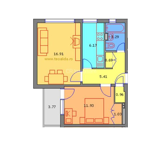 Apartament 2 camere Berceni Covasna - 9