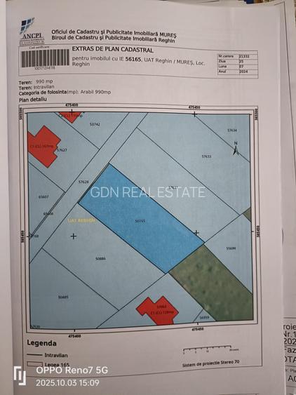 Teren de vânzare 1000 mp cu autorizație de construcție - 3
