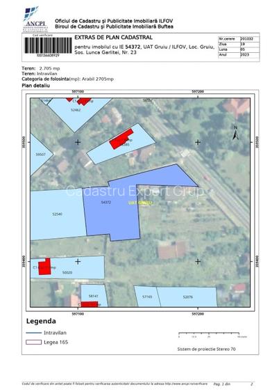 Teren Intravilan Construibil  GRUIU ILFOV - 4