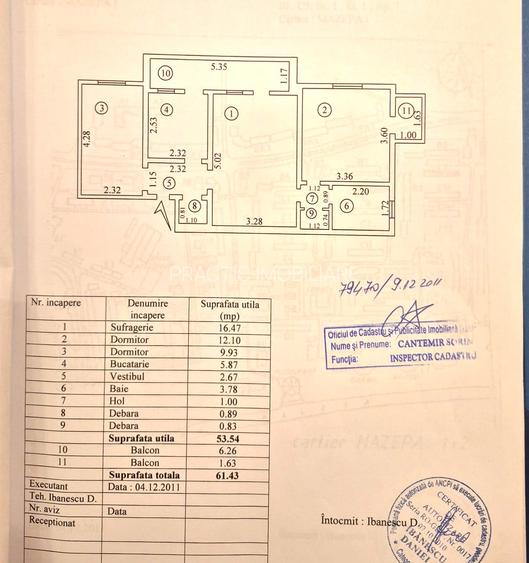 Apartament cu 3 camere in Mazepa1 - 11