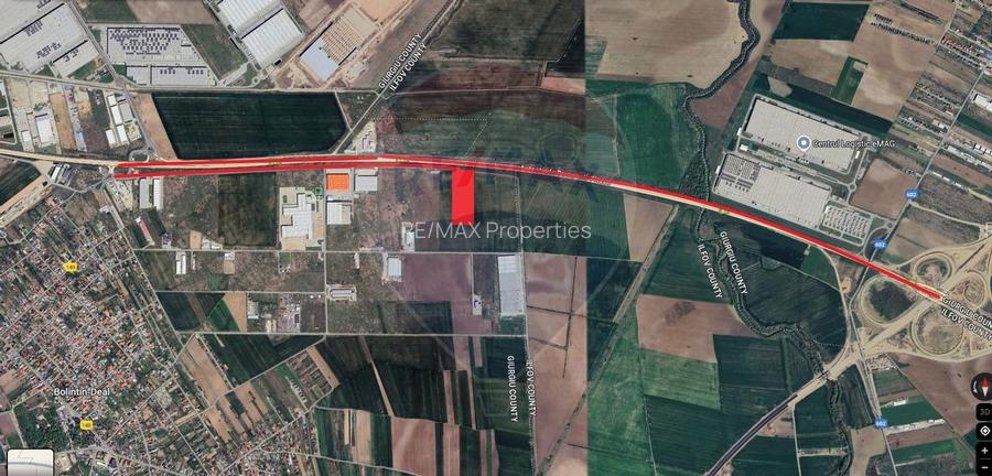 Teren intravilan 4 ha, pentru logistică sau depozitare – acces A1/A0 - 2