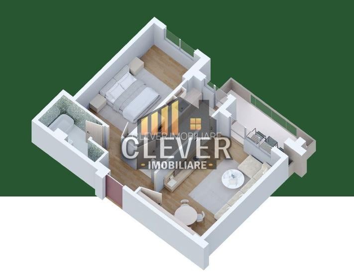 Apartament 2 camere Pallady, dormitor 15 mp - comision 0% - 5