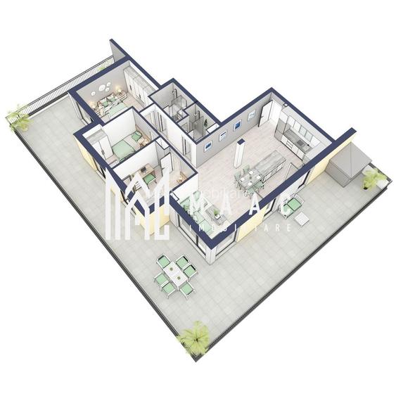 Penthouse 3 camere | Etaj 4 | Terasa 108 mp | Turnisor - 3