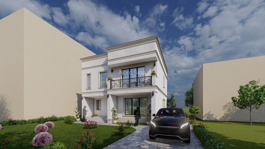 Vila Neoclasica zona CENTRALA Otopeni curte 500m2 - 8