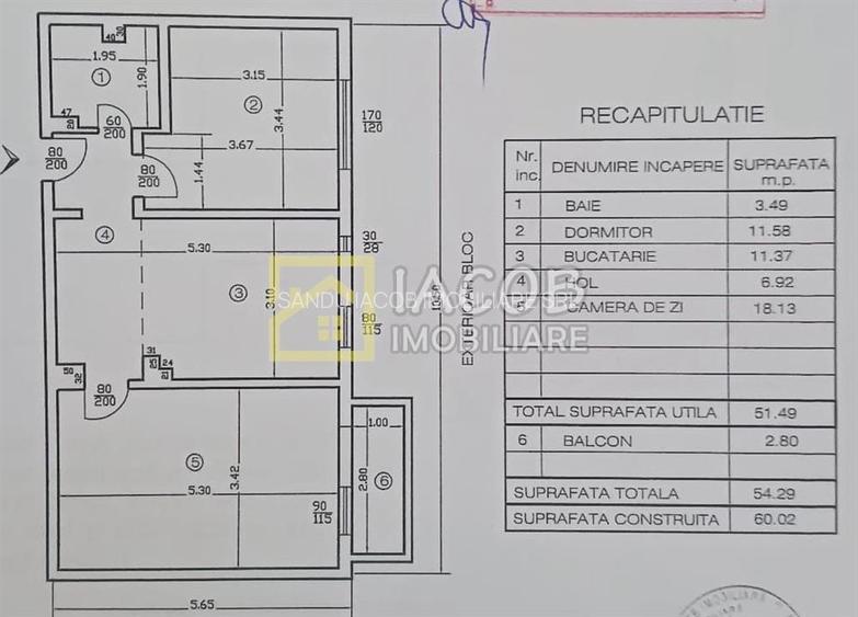 Apartament decomandat, 2 camere, etaj 3, str. Milcov , Bacau - 2