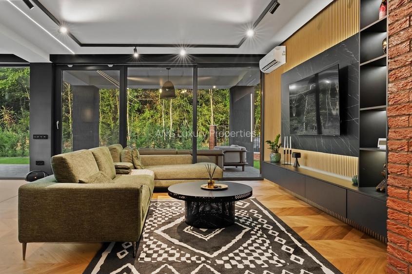 Vilă cu Design Industrial în Corbeanca, Lângă Liziera Pădurii - 7