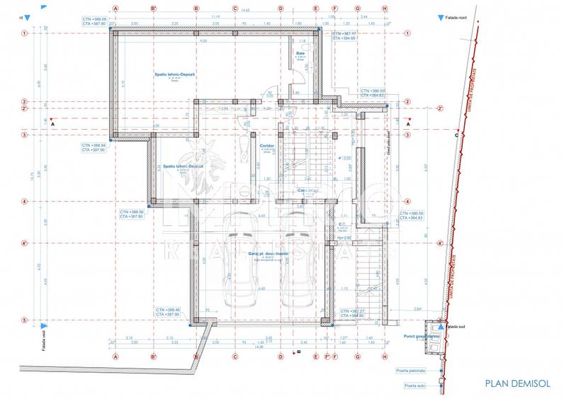 Casa individuala premium | Borhanci | teren 900 mp, garaj 2 masini, semifinisa - 2