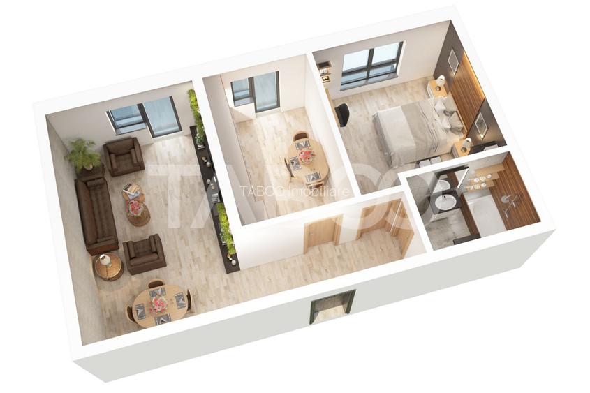 Apartament de vanzare 56 mp 2 camere decomandate parcare Doamna Stanca - 2