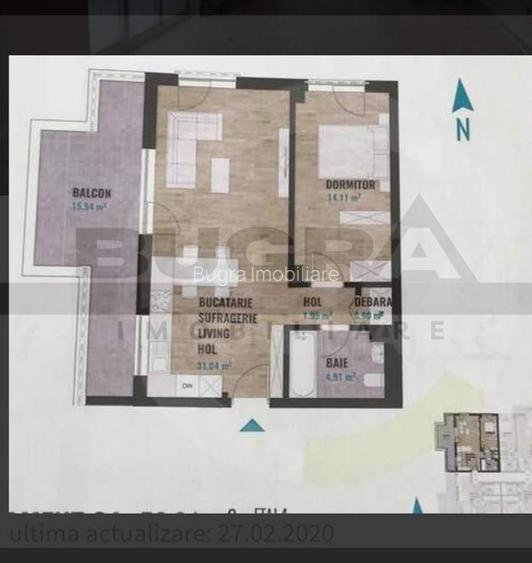 Apartament 2 camere, 53 mp + terasă 16 mp, Zona Nicolae Steinhardt - 11