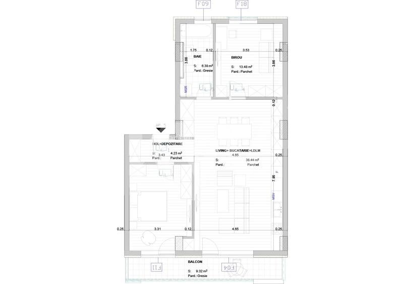 Apartament 3 camere I  7% DISCOUNT I Predare 2026 I 0% Comision - 16