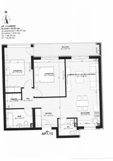 Apartament 3 camere - Charm Residence Apartamente Oradea Ultracentral - 1