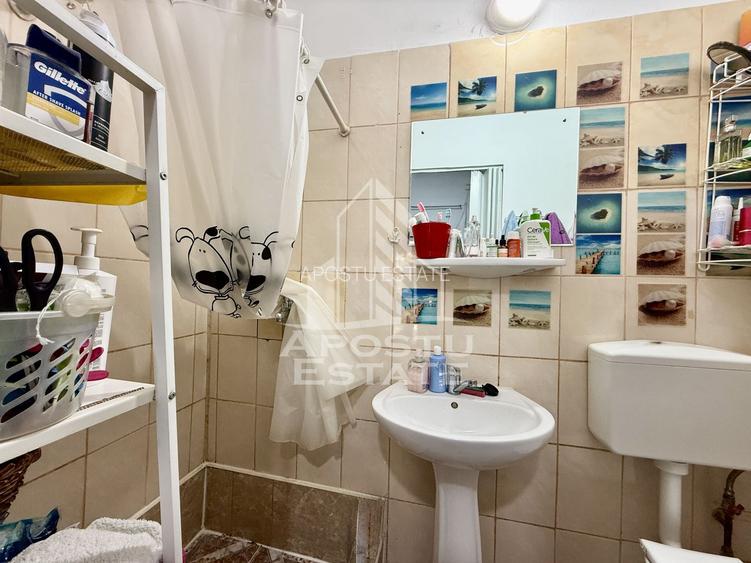 Apartament o camera, curte, terasa 20mp, centrala proprie, zona Fabric - 11