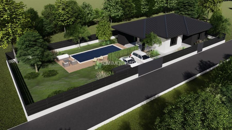 Casă individuală 142mp, 750mp teren, Ghermănești Snagov, pădure, utilități - 4