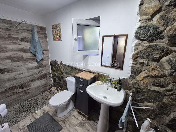CASA 3 dormitoare, stil rustic-contemporan utilată complet, comision 0 - 4
