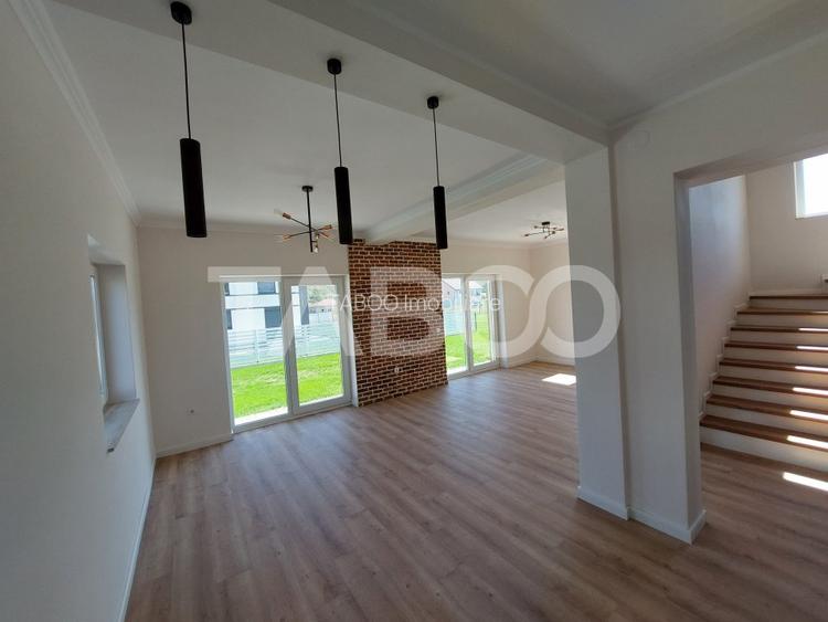 Casa de vanzare 4 camere 3 bai 119 mp cu teren 470 metri in Talmaciu - 7