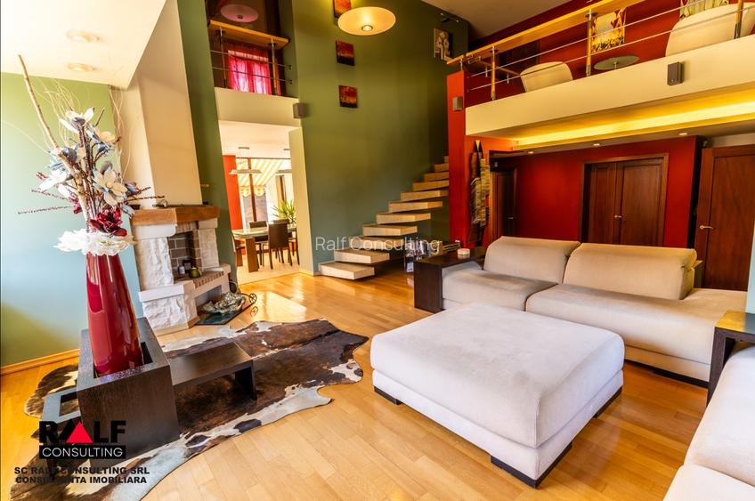 Vanzare vila de lux cu piscina, teren de tenis, cu un design deosebit, P+M+S - 4