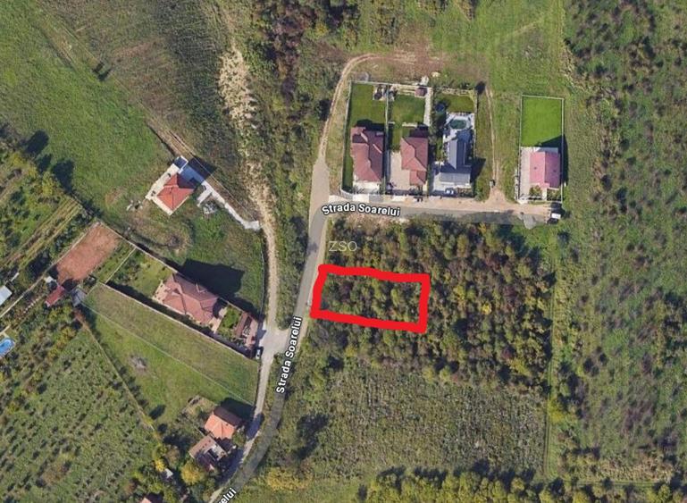 Teren intravilan, zona verde, 1250mp, str. Soarelui Oradea  - 4
