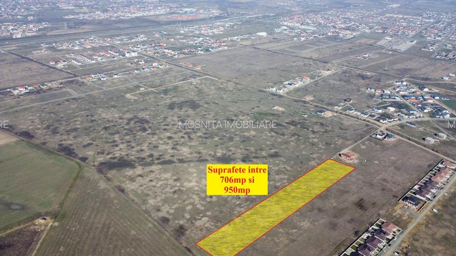 Terenuri de vanzare Mosnita, cu utilitati - 70 euro/mp+TVA - 4