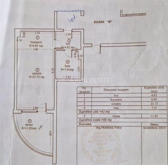 Garsoniera 43mp + terasa 11mp, etaj 8/10, Isaran, cartier Tractorul - 5