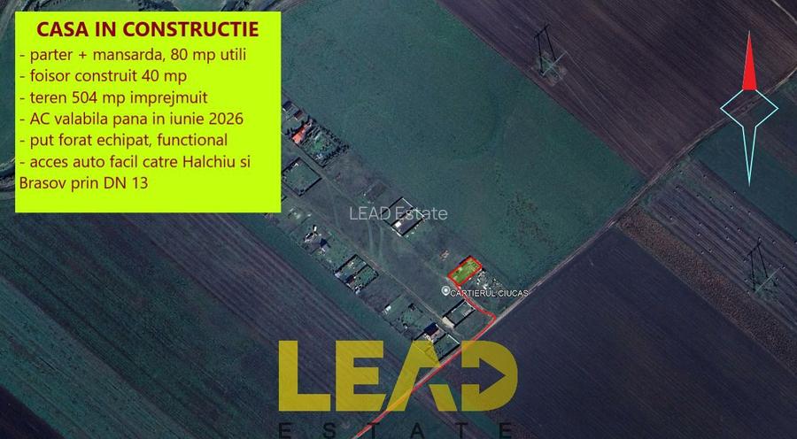 Comision 0%, Casa in constructie P+M, 80 mp utili, cu foisor si teren 504 mp - 7