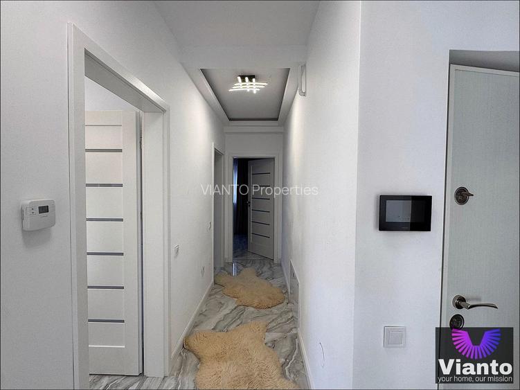 APARTAMENT 2 CAMERE MOBILAT SI UTILAT CU BALCON | VEDERE LIBERA | LOC DE PARCARE - 12