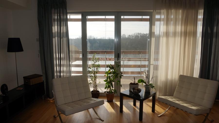 Apart. lux 3 camere,167mp cu vedere la lac+piscina,2 loc parcare,boxa Tancabesti - 9