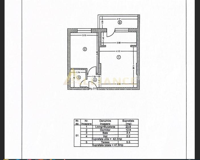 Metrou Apartament 2 Camere - 4
