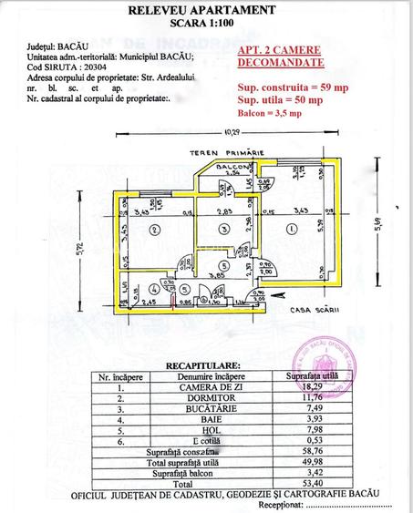 Apartament 2 camere de vanzare, str. Ardealului, Bacau - 3