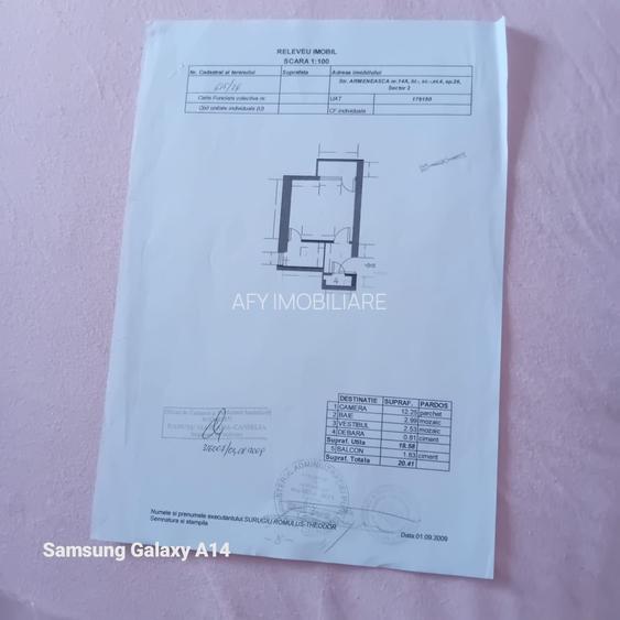 De vanzare Garsoniera Armenească - fara risc seismic, bloc reabilitat - 12