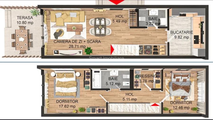 Duplex modern cu gradina si doua locuri de parcare - 10