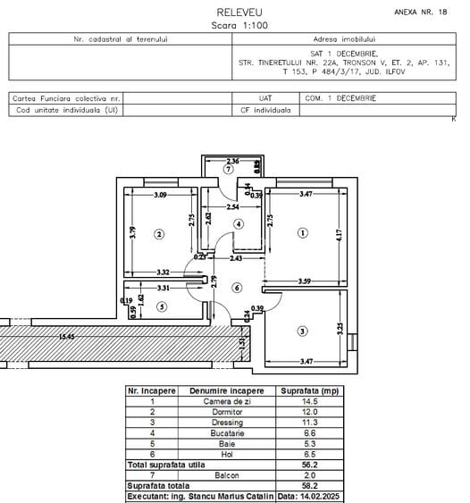 3 camere 65 mp + balcon PERFECT pentru o FAMILIE FERICITA! COMISION ZERO - 12