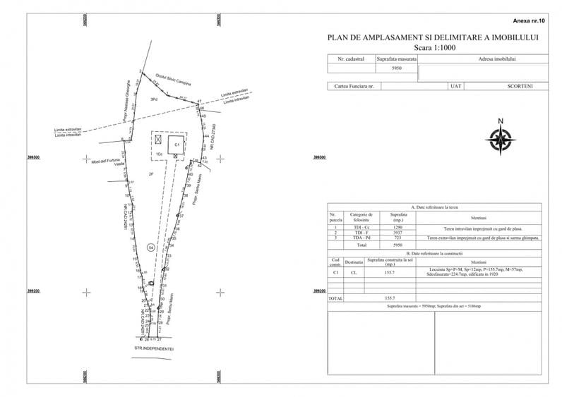 Moșia boierească din vârf de deal, Scorțeni - Prahova, comision 0% - 18
