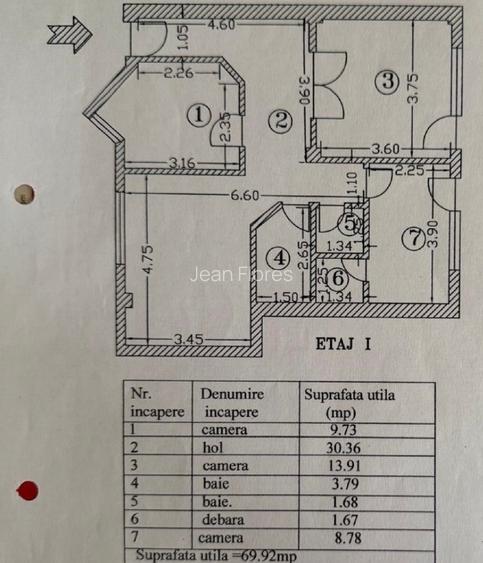 Apartament 3 camere, decomandat, 4 minute de Piața Obor, bloc 2007