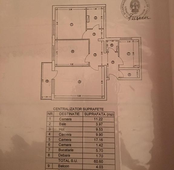 Tineretului -  Trestiana - Apartament 3 camere
