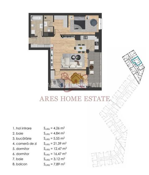 COMISION 0% - Apartamente 3 camere – complex central, Circumvalațiunii - 2