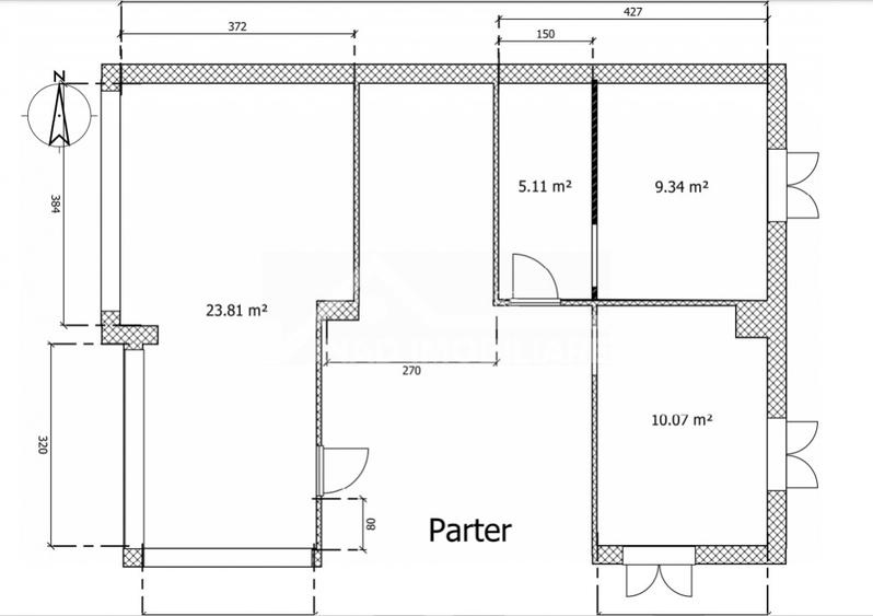 Casă de închiriat, Strada Republicii,  D+P+2E, curte proprie de 550 mp - 13