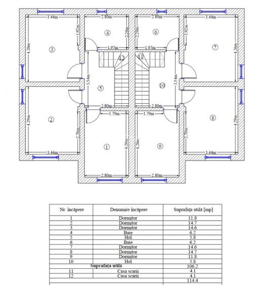 Duplex 5-6 camere 170mp | 0 comision | Balotesti| mobilat utilat | 200mp teren - 5