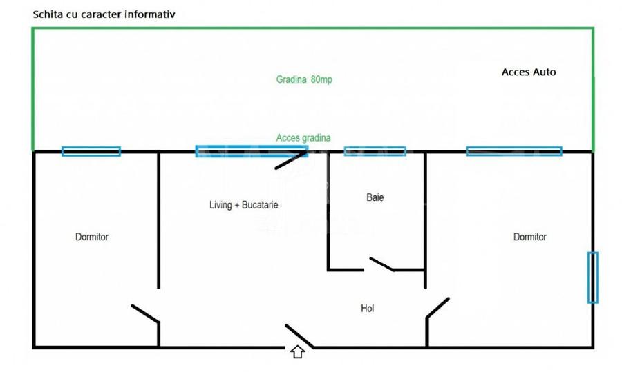 Apartament 3 camere de vanzare in Floresti - 10
