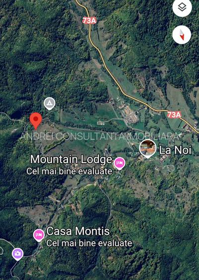 Vanzare 1266 mp teren superb Cheile Rasnoavei la munte langa padure si pensiuni - 6