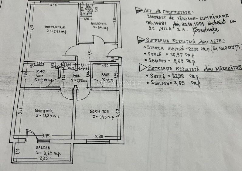3 CAMERE CF. 0 - COMPLEX EDEN / INEL I - 10