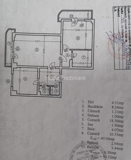 Berceni-metrou Piata Sudului-apartament 2 camere - 5