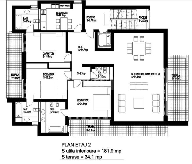 Apartament spatios, luminos, modern cu 4 camere, zona linistita - 1