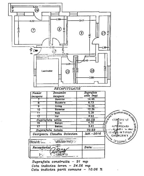 Bucurestii Noi Chitila, Metrou Jiului, etaj 2, bloc 2015, mobilat si utilat - 17